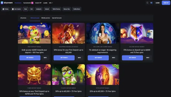skycrown casino promo