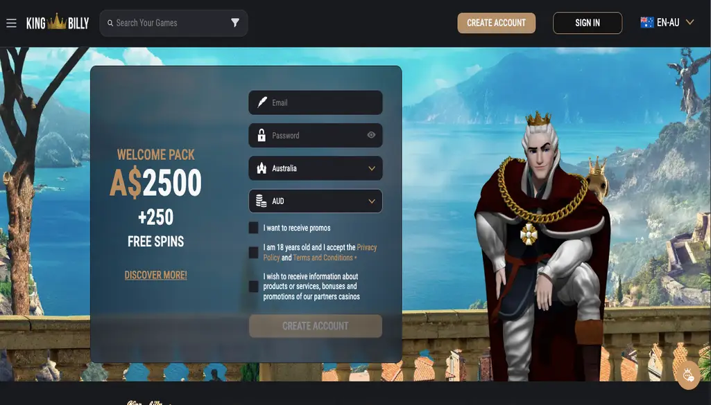 King Billy Casino Review