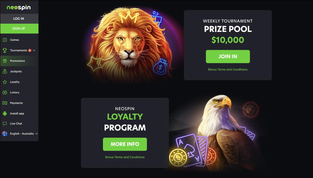 Discover how bonuses and promotions boost gaming thrills at Neospin Casino