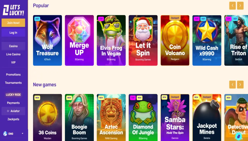 Casino Games at Let\