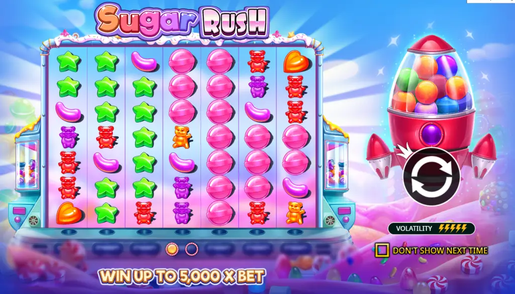 Sugar Rush Pokie Game
