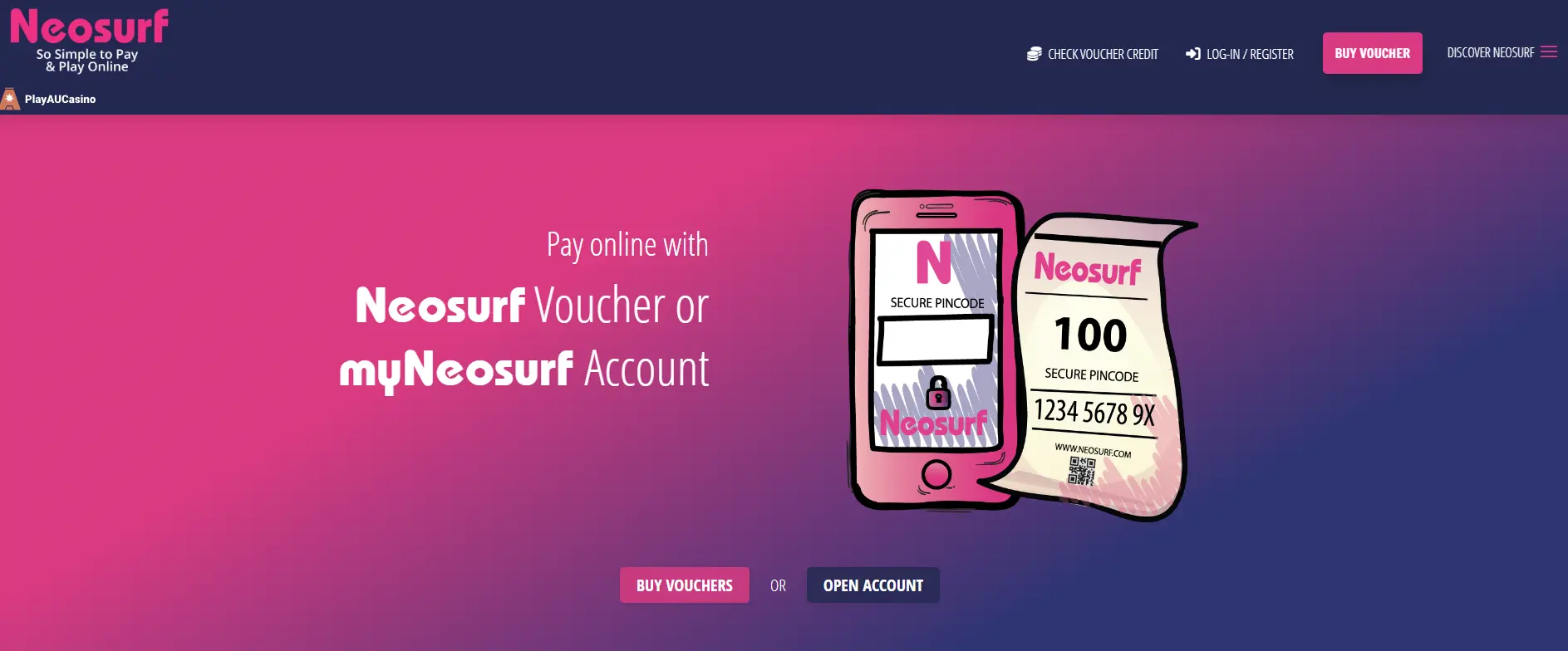 NeoSurf payment system for Australians