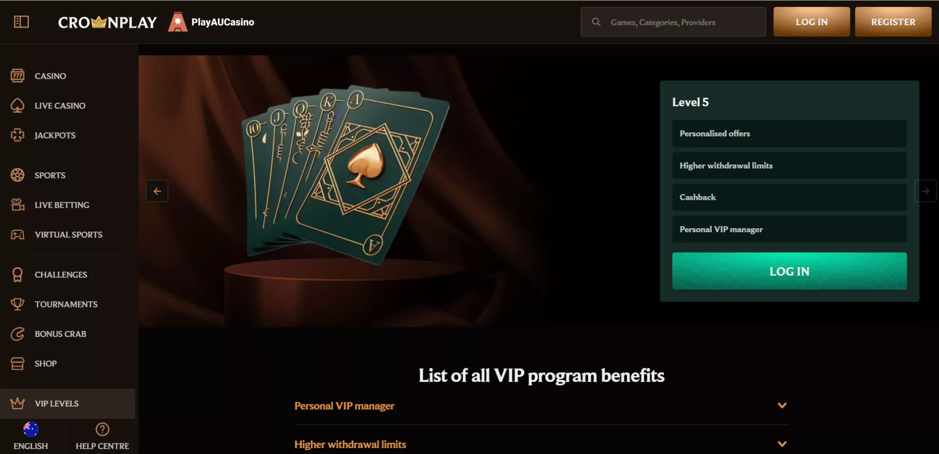 CrownCasino VIP