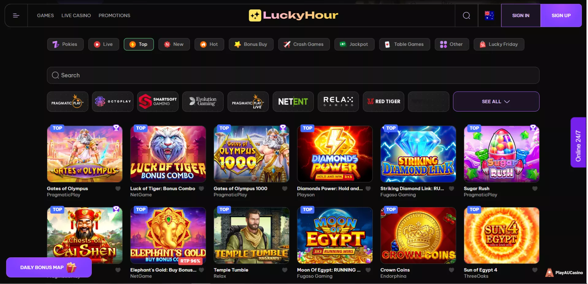 games luckyhour casino