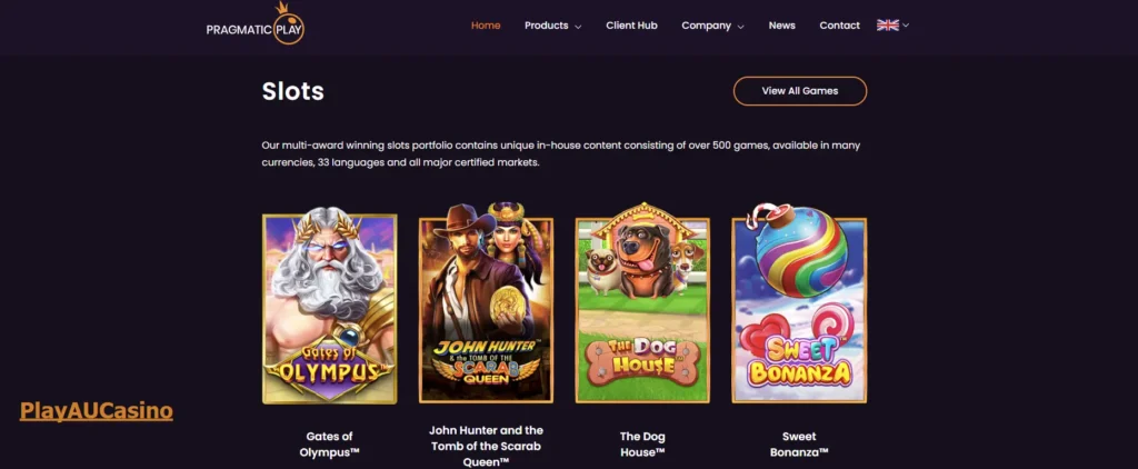 pragmatic play online slots