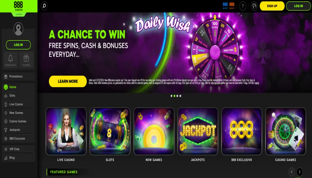 888 Casino Site Review