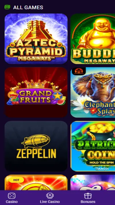 Bao Casino Games Mobile