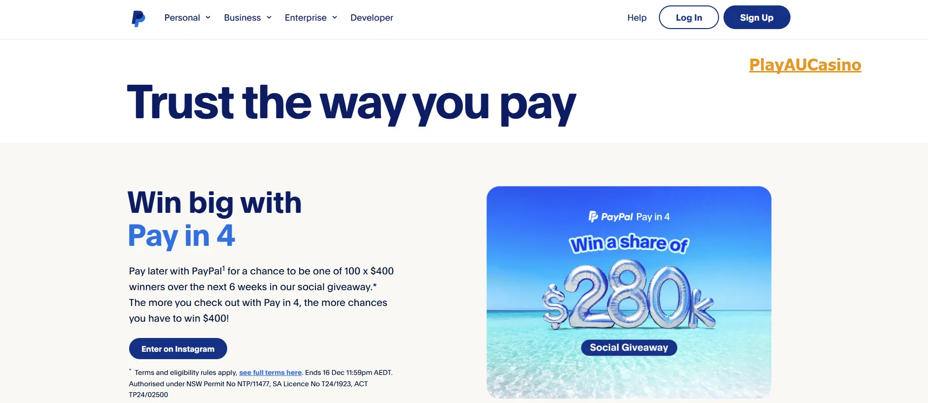 paypal official site