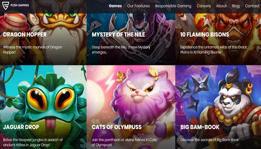 Push Gaming Slot Games