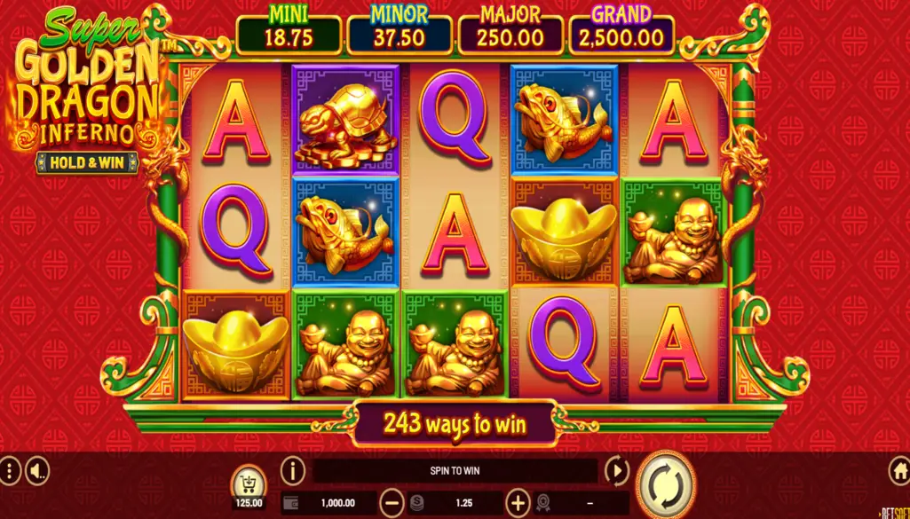 Super Golden Dragon Inferno Slot Play
